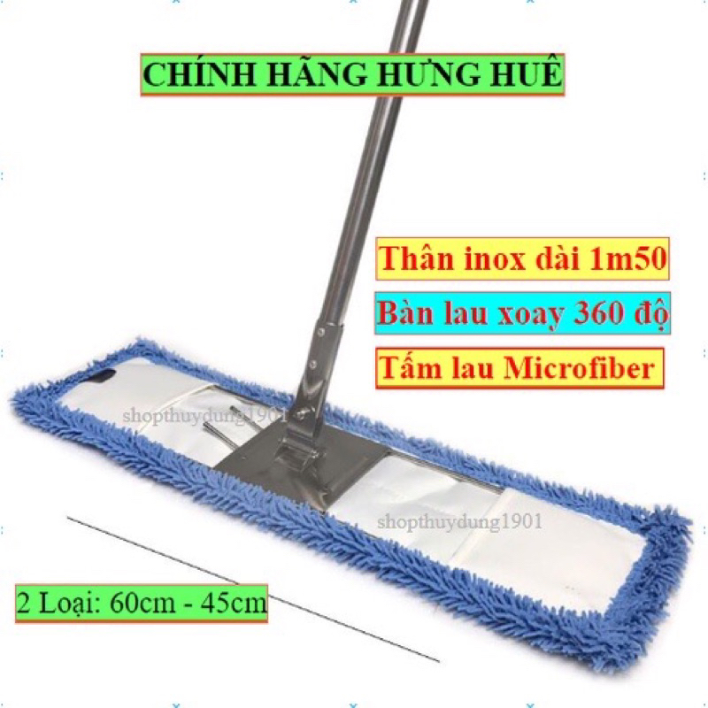 Cây lau nhà công nghiệp 60cm, 45cm ,  chính hãng , Siêu Bền