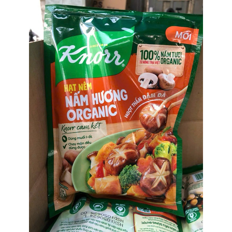 Hạt nêm Knorr Nấm Hương organic 170gr