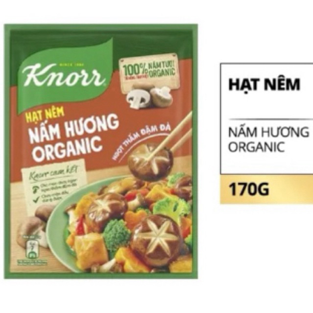Hạt nêm Knorr Nấm Hương organic 170gr