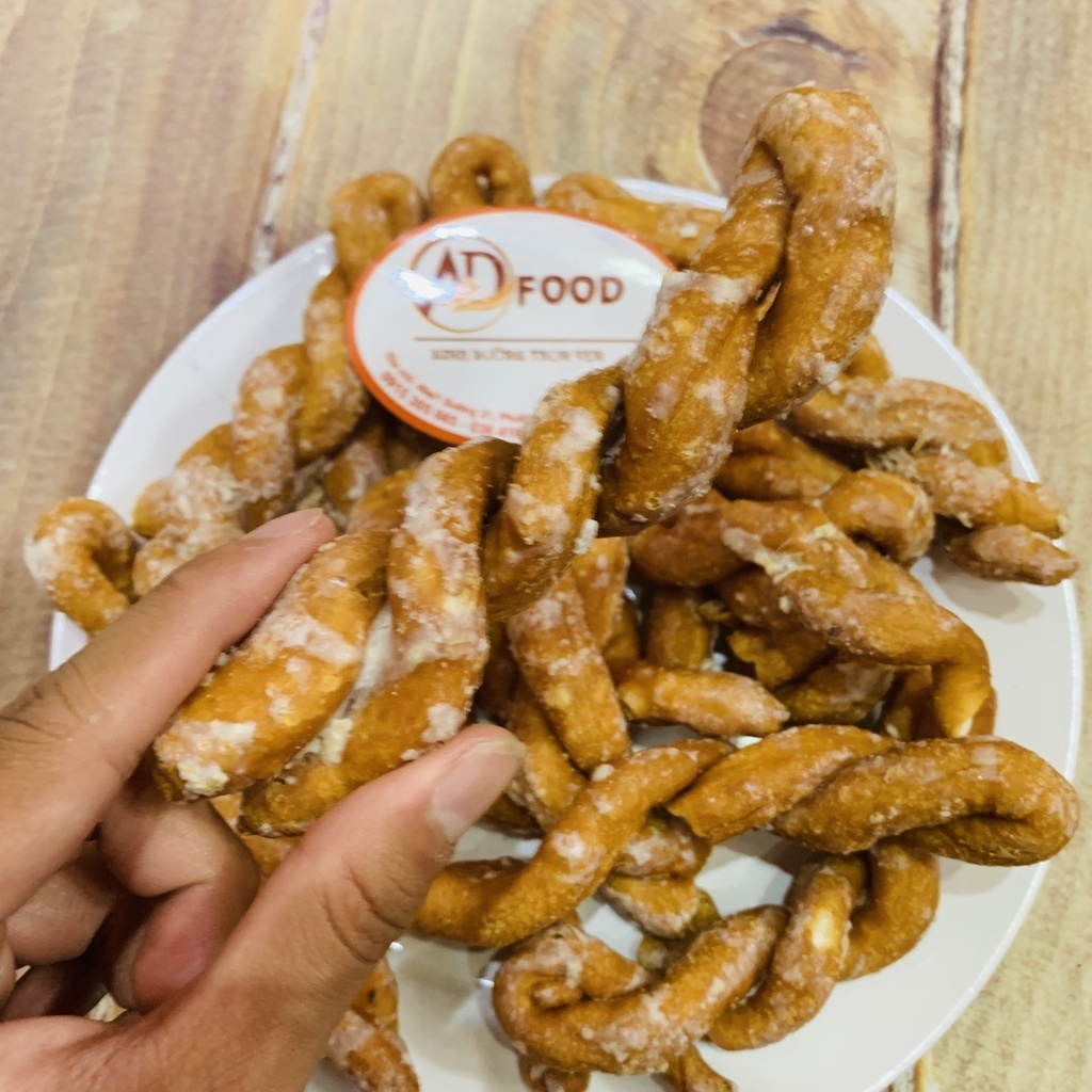 1kg Bánh quẩy xoắn ngào đường