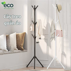 Cây treo quần áo bằng thép không gỉ ECO cao cấp, giá treo quần áo, túi xách đứng thông minh đa năng