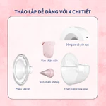 [MUA 1 TẶNG QUÀ] Máy Hút Sữa Không Dây Youha Gen 2 Có Kết Nối App Điện Thoại bản Quốc tế Mới 2025 — ảnh 4