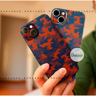 Tấm dán Skin Camoflage Cam Đen 15promax , 14promax , 13promax , 12promax , 11promax - FukiShop