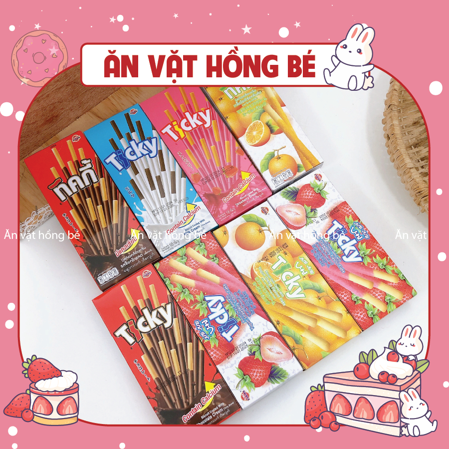 Bánh Que Ticky Socola Sữa Thái Lan (hộp 20G/ 6que), Bánh Que Thái Lan ...