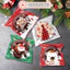 Bao bì hoạ tiết, túi đựng bánh dán miệng 10x10+3, chủ đề Noel Giáng Sinh - BAKERY KING