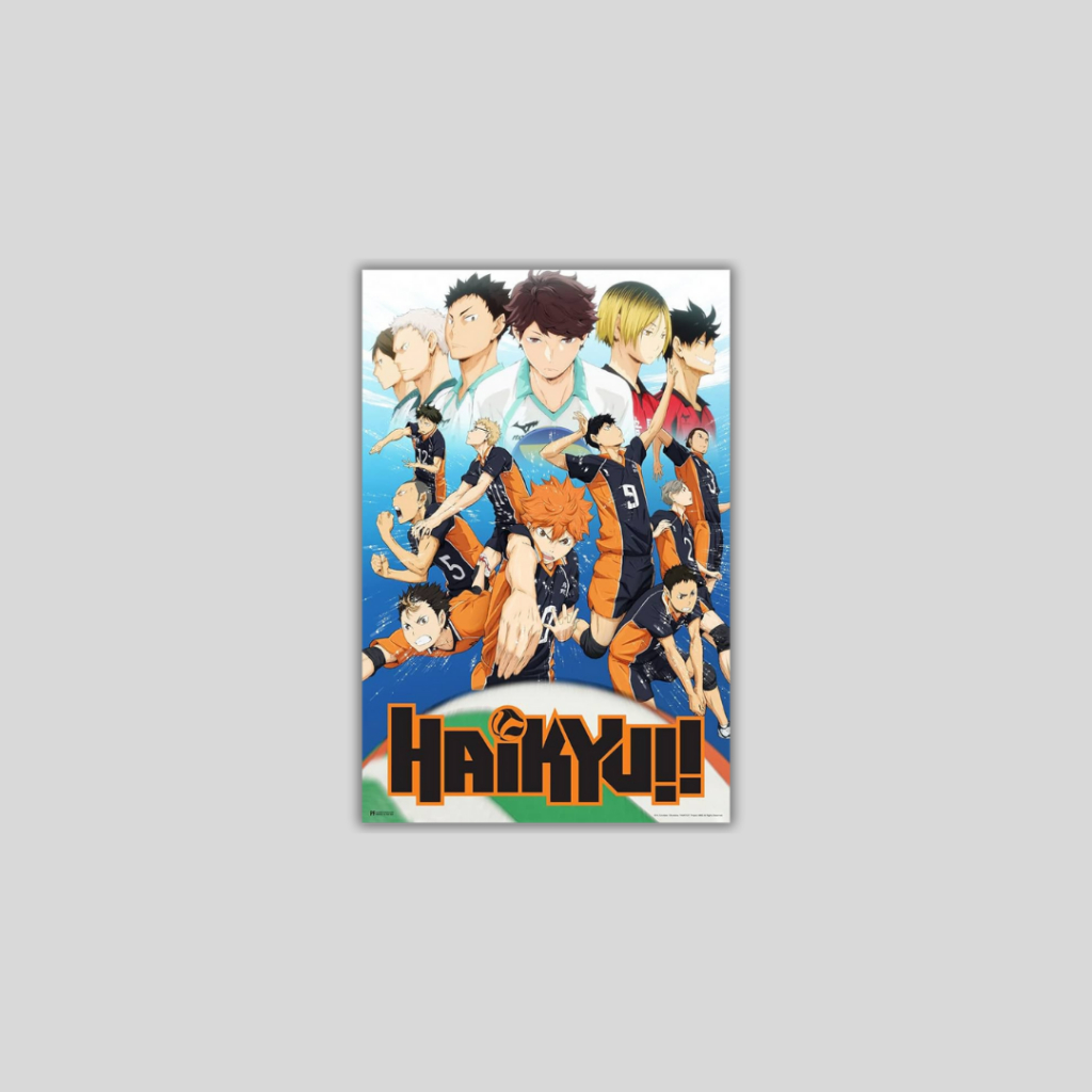 [Vui lòng đặt từ 4c][Mua10tặng1]Poster trang trí dán tường decal A4 phim hoạt hình anime (Spy family, Haikyuu...)