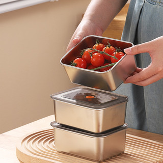 Hộp Đựng Thực Phẩm Inox 600ml – Thép Không Gỉ Cao Cấp, Có Nắp Chống Rò Rỉ, Bảo Quản Tủ Lạnh
