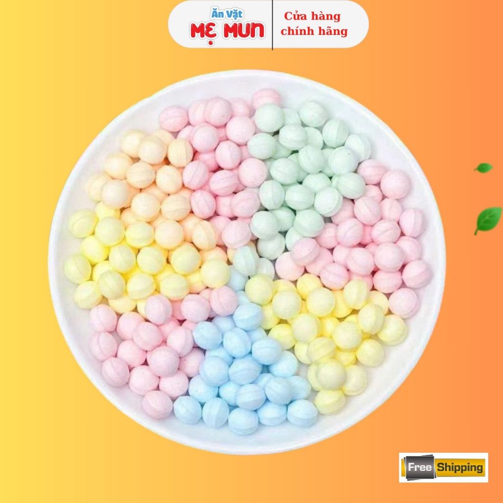 100G Kẹo Ngậm Trái Cây Không Đường Vitamin C Thơm Miệng, Kẹo Ngậm Mix Vị 12 Vị - Tiệm Ăn Vặt Mẹ Mun