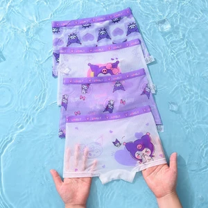 4 Quần chip đùi bé gái, quần lót cho bé chất liệu thun cao cấp thông hơi toàn quần siêu mềm mát