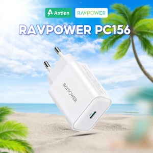 Củ Sạc Ravpower RP-PC156 Sạc Nhanh PD 25W Cổng Type C Nhỏ Gọn Cho Cho Samsung iPhone An Toàn Ổn Định