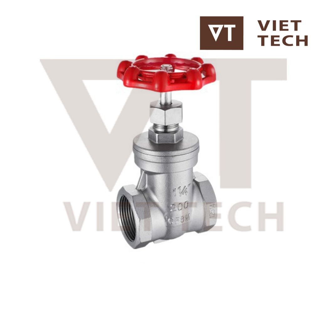 Van cửa inox nối ren - Van cổng nối ren inox 304 phi21,27,34 | Shopee ...