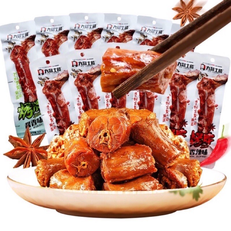 Cổ Vịt Cay DACHENG, Cổ Vịt Tứ Xuyên Đủ Vị Đồ Ăn Vặt Nội Địa Trung - Tiệm Ăn Vặt Mẹ Mun