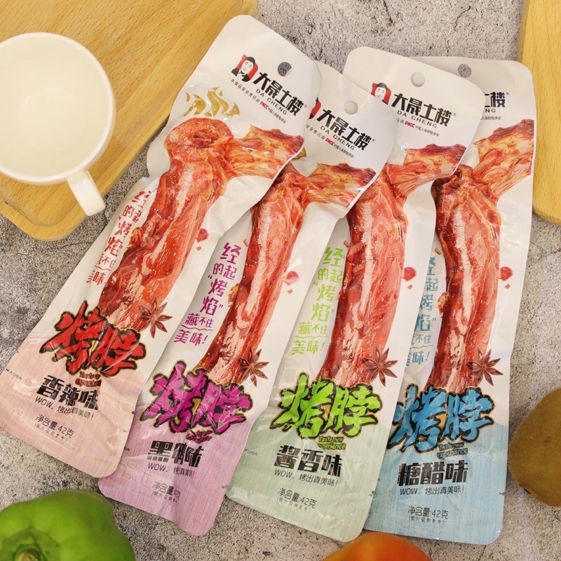 Cổ Vịt Cay DACHENG, Cổ Vịt Tứ Xuyên Đủ Vị Đồ Ăn Vặt Nội Địa Trung - Tiệm Ăn Vặt Mẹ Mun