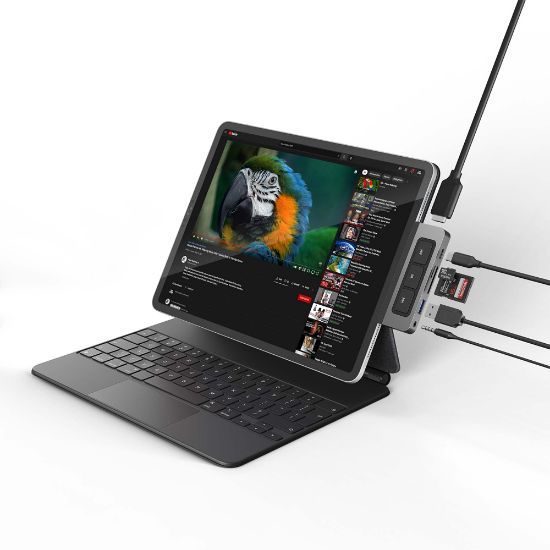Ảnh Cổng chuyển Hyperdrive Media 6-in-1 HDMI 4K/60Hz USB- Hub đa phương diện – HD449 3