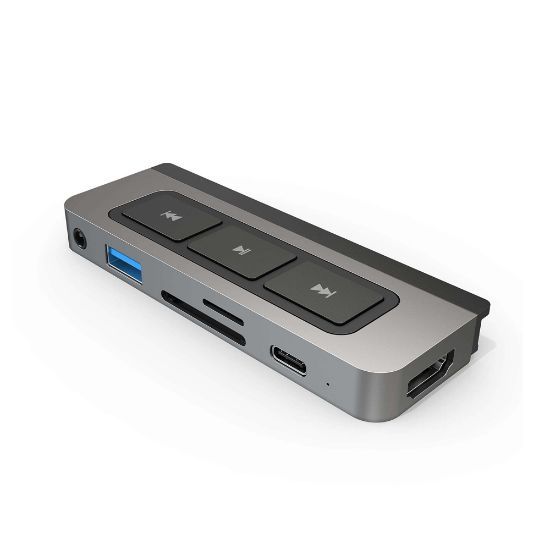 Ảnh Cổng chuyển Hyperdrive Media 6-in-1 HDMI 4K/60Hz USB- Hub đa phương diện – HD449 1