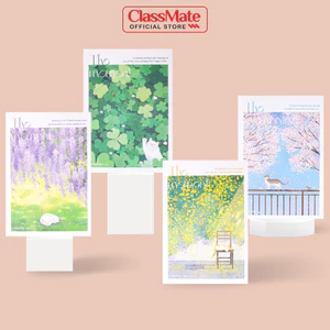Vở B5 80 Trang Classmate Tập Vở Dòng Kẻ Ngang Có Chấm 60gsm Tập Ghi Chép Thiết Kế The Moment Bìa Chống Nước NB5-08-0203
