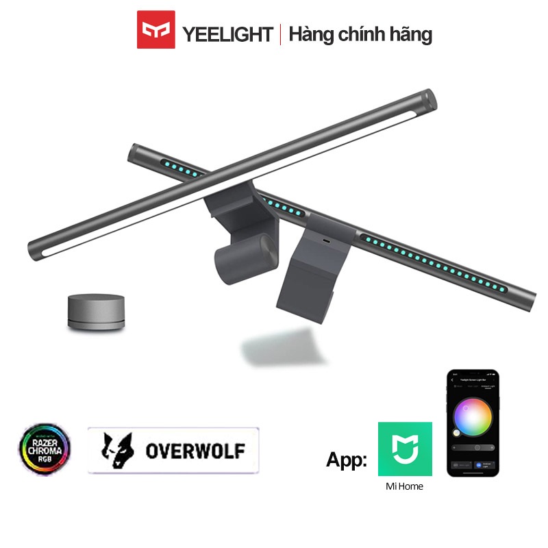 Đèn treo màn hình Yeelight Pro,sắc RGB màu điều chỉnh,hỗ trợ Razer ...