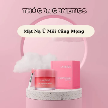 Mặt Nạ Ngủ cho môi Laneige 20g, Dưỡng Môi Cấp Ẩm Hương Dâu