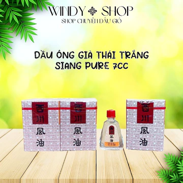 DẦU GIÓ {LỐC 6 CHAI 7CC} DẦU ÔNG GIÀ_DẦU THÁI TRẮNG SIANG PURE OIL THÁI LAN _CHÍNH HÃNG