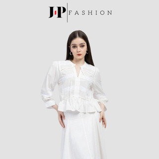 Áo Sơ Mi Baby Doll JP FASHION Chất Liệu Kate Vải Mát, Thấm Mồ Hôi, áo babydoll tay bồng dáng xòe dễ thương 10609730