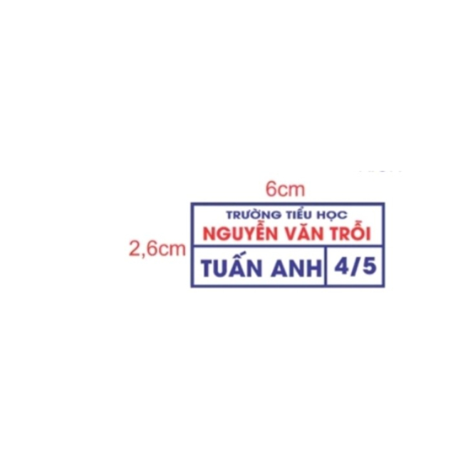 Hình ủi nhiệt quần áo in tên logo phù hiệu học sinh các trường theo yêu cầu, ủi tại nhà bằng bàn ủi