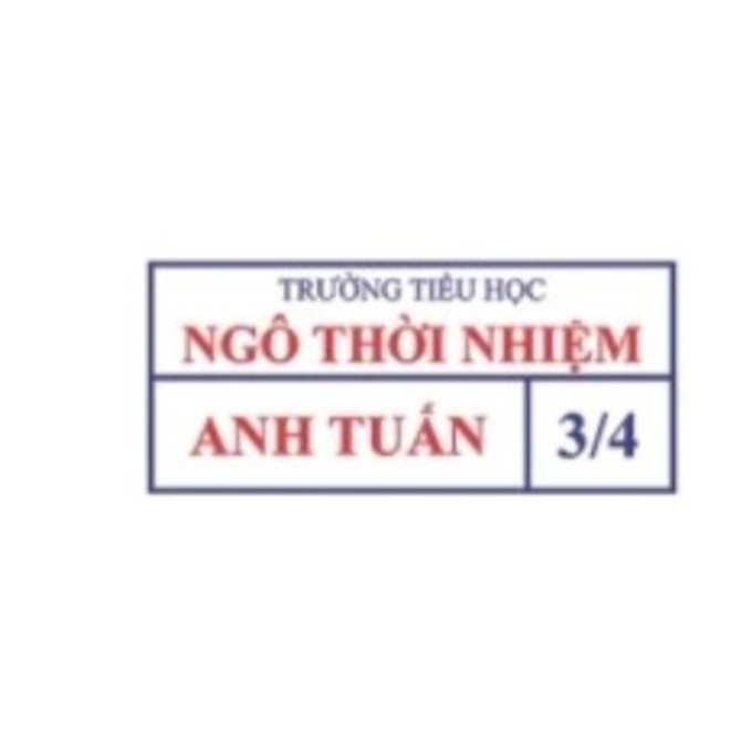 Hình ủi nhiệt quần áo in tên logo phù hiệu học sinh các trường theo yêu cầu, ủi tại nhà bằng bàn ủi