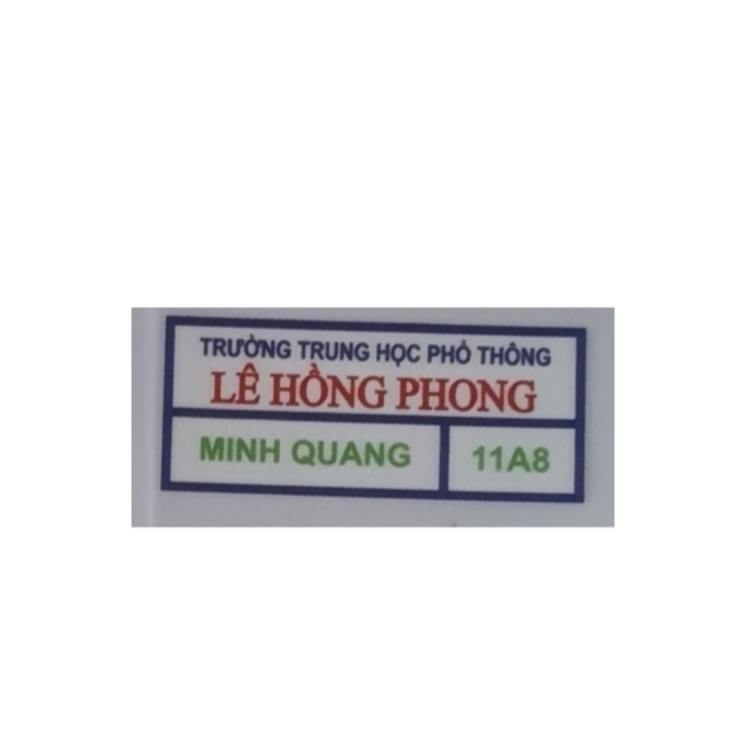 Hình ủi nhiệt quần áo in tên logo phù hiệu học sinh các trường theo yêu cầu, ủi tại nhà bằng bàn ủi