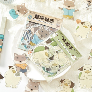 STICKER - Hình dán Cáo Tây Tạng vui tính và Yêu quái Káppa dễ thương🌷