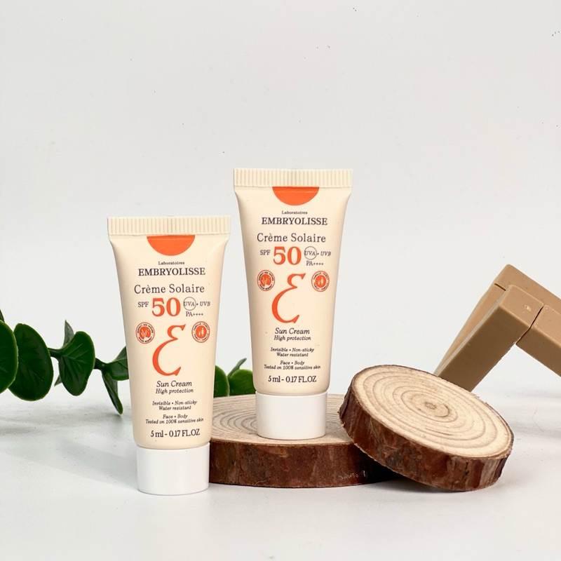 Kem Chống Nắng Chống Embryolisse Crème Solaire SPF50 PA++++ Minisize 5ml -  Mibebe