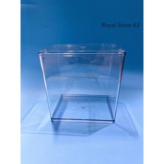 Bể Cá Betta Mica Siêu Trong HIện Đại 14x12x15cm (Có Nắp Nhựa Mica)