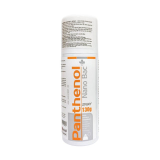Xịt Panthenol Nano Bạc Hỗ Trợ Bỏng, Làm Dịu Vết Thương 130g Dưỡng Da, Giảm Viêm Nhiễm, Hỗ Trợ Lành Vết Thương