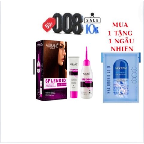 Nhuộm Tóc Hộp SPLENDID Tại Nhà AURANÉ | Made in France | 60ml x 2