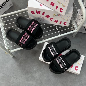 Dép Owenchic 8 quai xé dán mềm êm chân đi biển dép đôi couple nam nữ kèm hộp - Hỗ Trợ Đổi Size