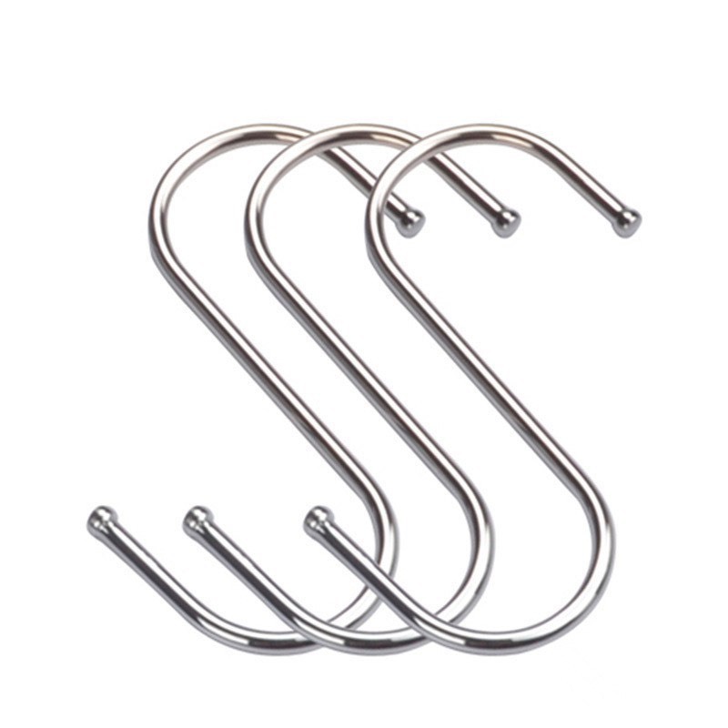 (SET 5) Móc chữ S 7cm treo vật dụng đa năng