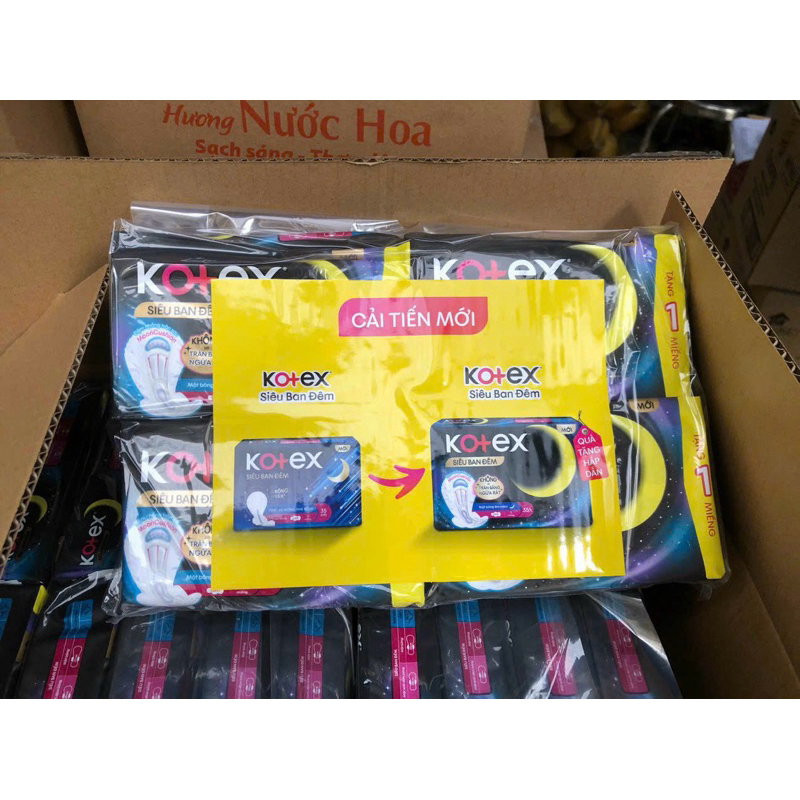 Băng vệ sinh Kotex Style ban đêm 3 miếng x 35cm