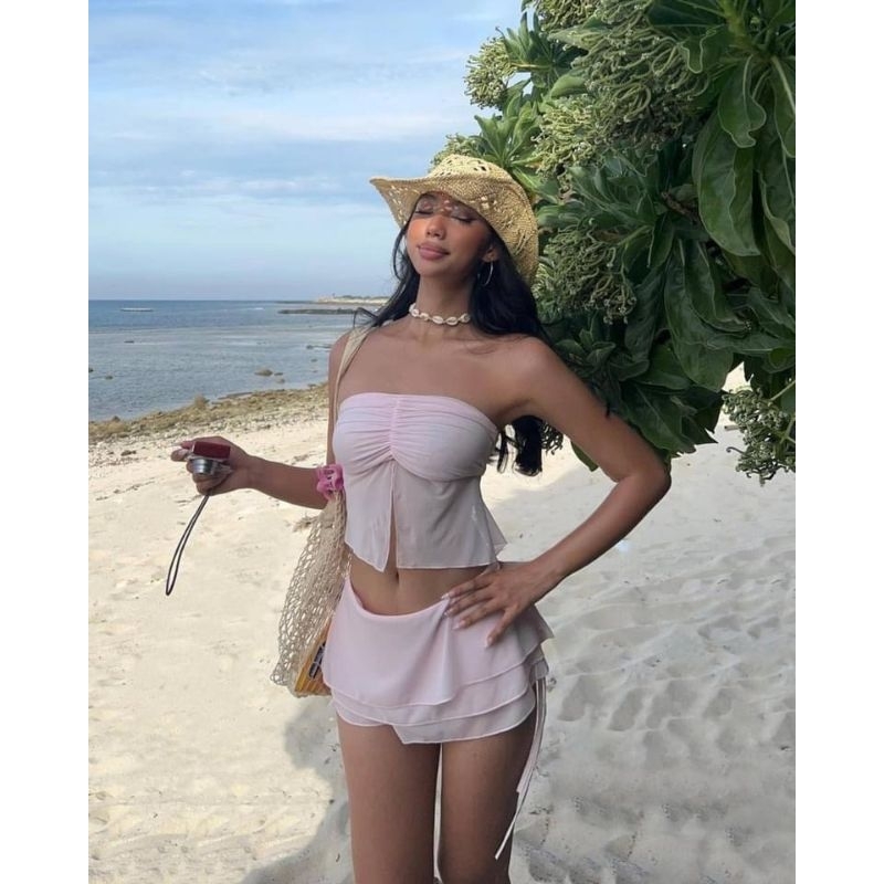 Vòng Tay đan Vỏ  Sò / Vòng cổ vỏ sò LoveSea QUEMEO dây da dù Sò To Loại Đẹp Đều