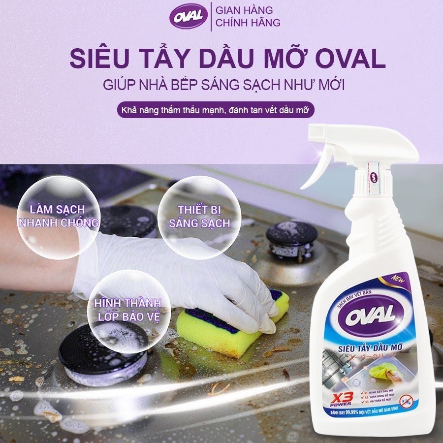 Combo Tẩy dầu mỡ và tẩy cặn canxi 500ml
