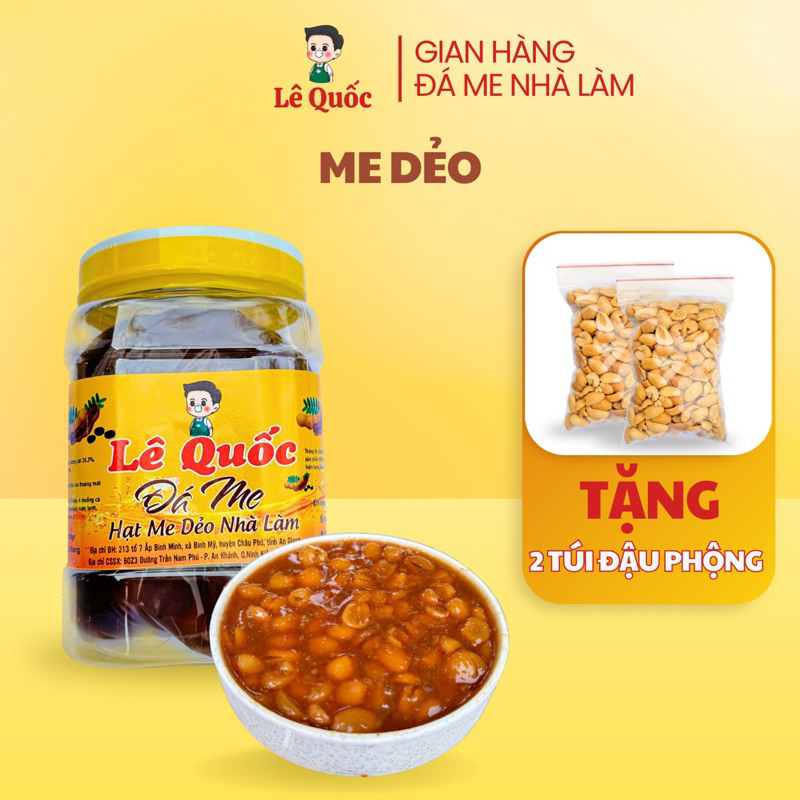 (ME RIM - HẠT ME DẺO KHÔNG) - {1 HỦ 1KG} - [TẶNG KÈM] 2 TÚI ĐẬU PHỘNG ...