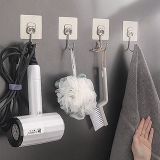 Móc dán tường inox siêu dính chịu lực cao,móc dính treo tường ko cần khoan đục đa năng tiện ích { H }