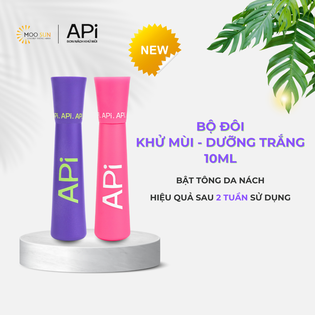Serum khử mùi hôi nách API Mee Natural, Thanh lăn làm trắng nách, ngăn ...