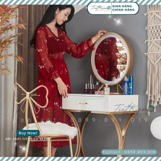 Bàn trang điểm có đèn led Nội Thất Tiết Kiệm BTD399