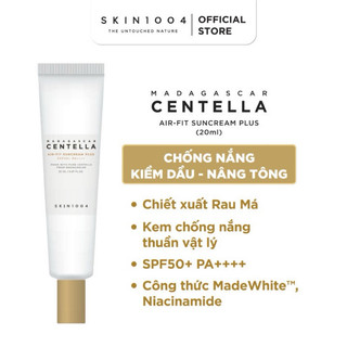 Kem chống nắng Skin1004 Madagascar Centella Air-fit Suncream Plus SPF50+ PA++++ Minisize 20ml