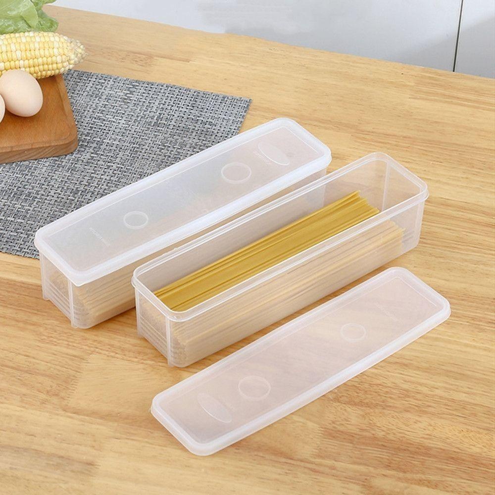 Hộp Đựng Mì Ý 4 Màu Trong Suốt Kèm Nắp Đậy Tiện Dụng Cho Nhà Bếp