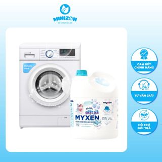 Nước Giặt Xả Có 2 Màu Tím & Xanh Cho Mẹ & Bé MYXEN - Can 3kg