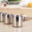 Combo 10 ca, cốc uống nước có quai, chất liệu inox, đường kính 7cm - tiện dụng, siêu bền