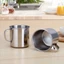Combo 10 ca, cốc uống nước có quai, chất liệu inox, đường kính 7cm - tiện dụng, siêu bền