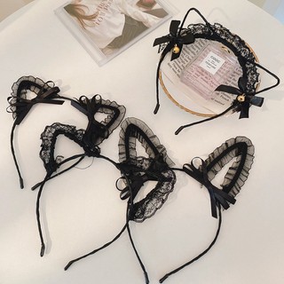 Băng Đô Tai Mèo Tai Thỏ Ren Cosplay Sexy Ulzzang Bờm Lông Mềm Mại K162
