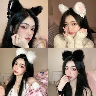 Băng Đô Tai Mèo Tai Thỏ Ren Cosplay Sexy Ulzzang Bờm Lông Mềm Mại K162
