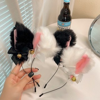 Băng Đô Tai Mèo Tai Thỏ Ren Cosplay Sexy Ulzzang Bờm Lông Mềm Mại K162