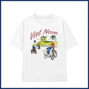 Áo thun Du Lịch Việt Nam unisex nam nữ form rộng,thun cotton su 4 chiều co giãn tốt, thấm hút mồ hôi hiệu quả ta tb1204